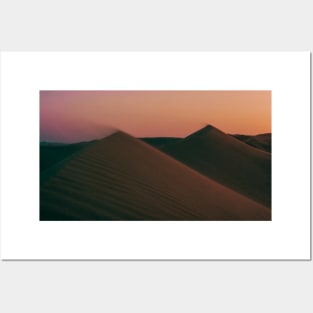 Desert Sunset in Magenta and Orange 1 Posters and Art